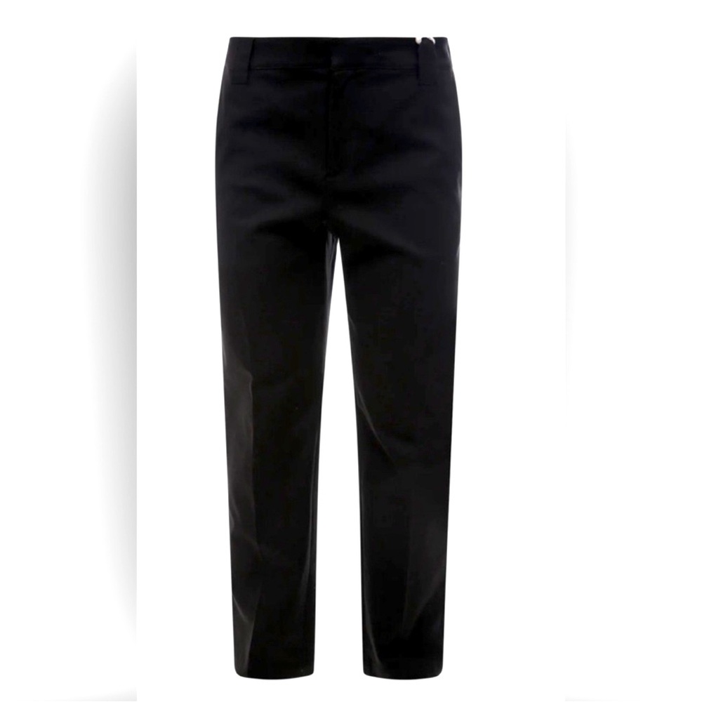 Valentino Black Straight Leg Pants XL